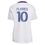 Edison Flores D.C. United adidas Women's 2021 The Marble Replica Player Jersey - White