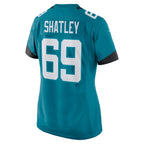 Tyler Shatley Jacksonville Jaguars Nike Women's Game Jersey - Teal/Black