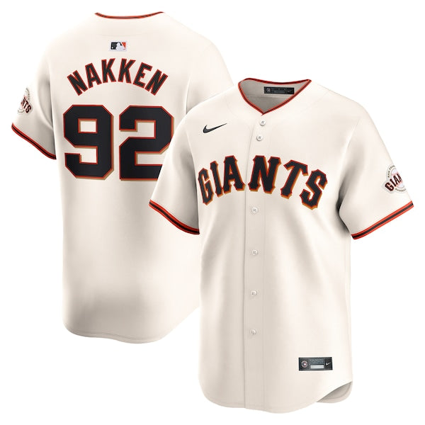 Alyssa Nakken San Francisco Giants Nike Home Limited Player Jersey – Cream