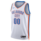 Oklahoma City Thunder Nike Unisex Swingman Custom Jersey White - Association Edition