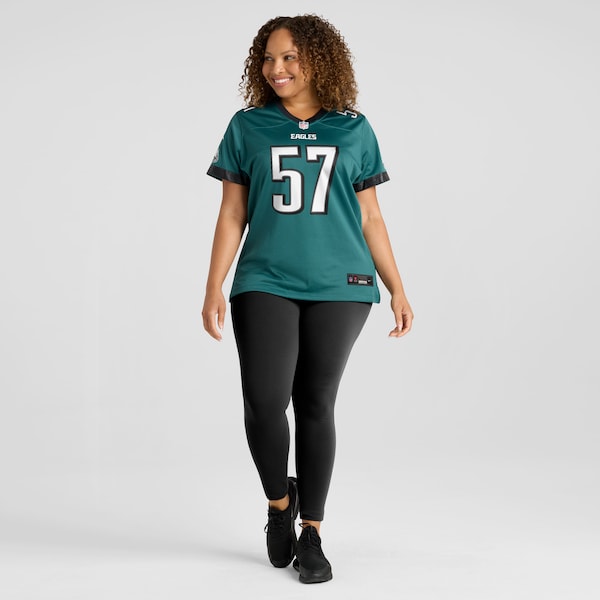 Ben VanSumeren Philadelphia Eagles Nike Women's Team Game Jersey - Midnight Green