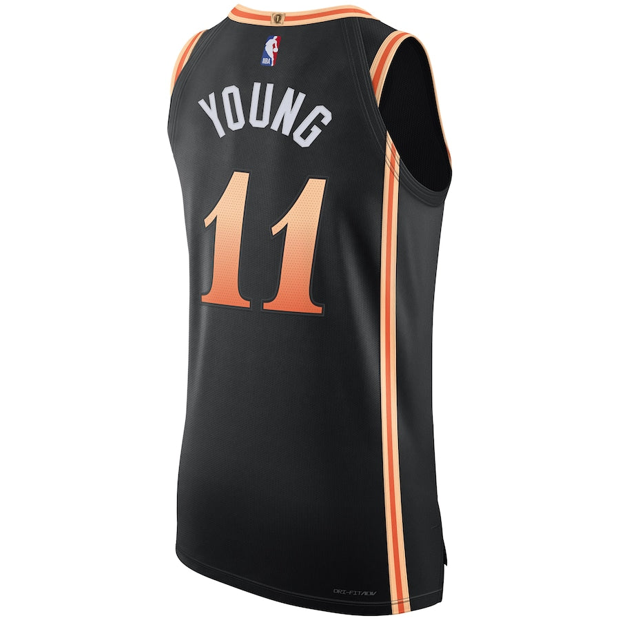 Trae Young Atlanta Hawks Nike 2022/23 Authentic Jersey - City Edition - Black