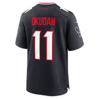 Jeff Okudah Houston Texans Nike Team Game Jersey -  Navy