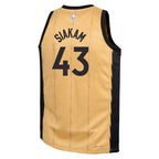 Pascal Siakam Toronto Raptors Nike Youth  Swingman Replica Jersey - City Edition - Gold