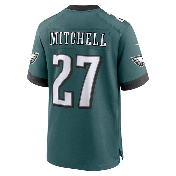 Quinyon Mitchell Philadelphia Eagles Nike Super Bowl LIX Game Player Jersey - Midnight Green