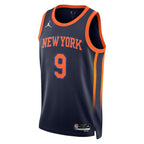 RJ Barrett New York Knicks Jordan Brand Unisex Swingman Jersey - Statement Edition - Navy