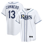 Junior Caminero Tampa Bay Rays Nike Home Replica Jersey - White