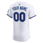 Kansas City Royals Nike Home Elite Custom Jersey - White
