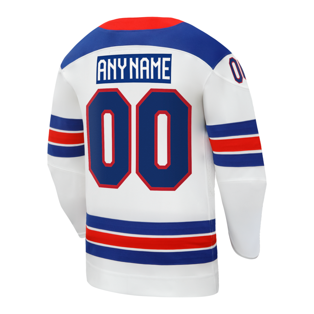Youth USA Hockey Nike White 2026 Away Replica Custom Jersey
