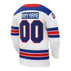 USA Hockey Nike White 2026 Away Replica Custom Jersey