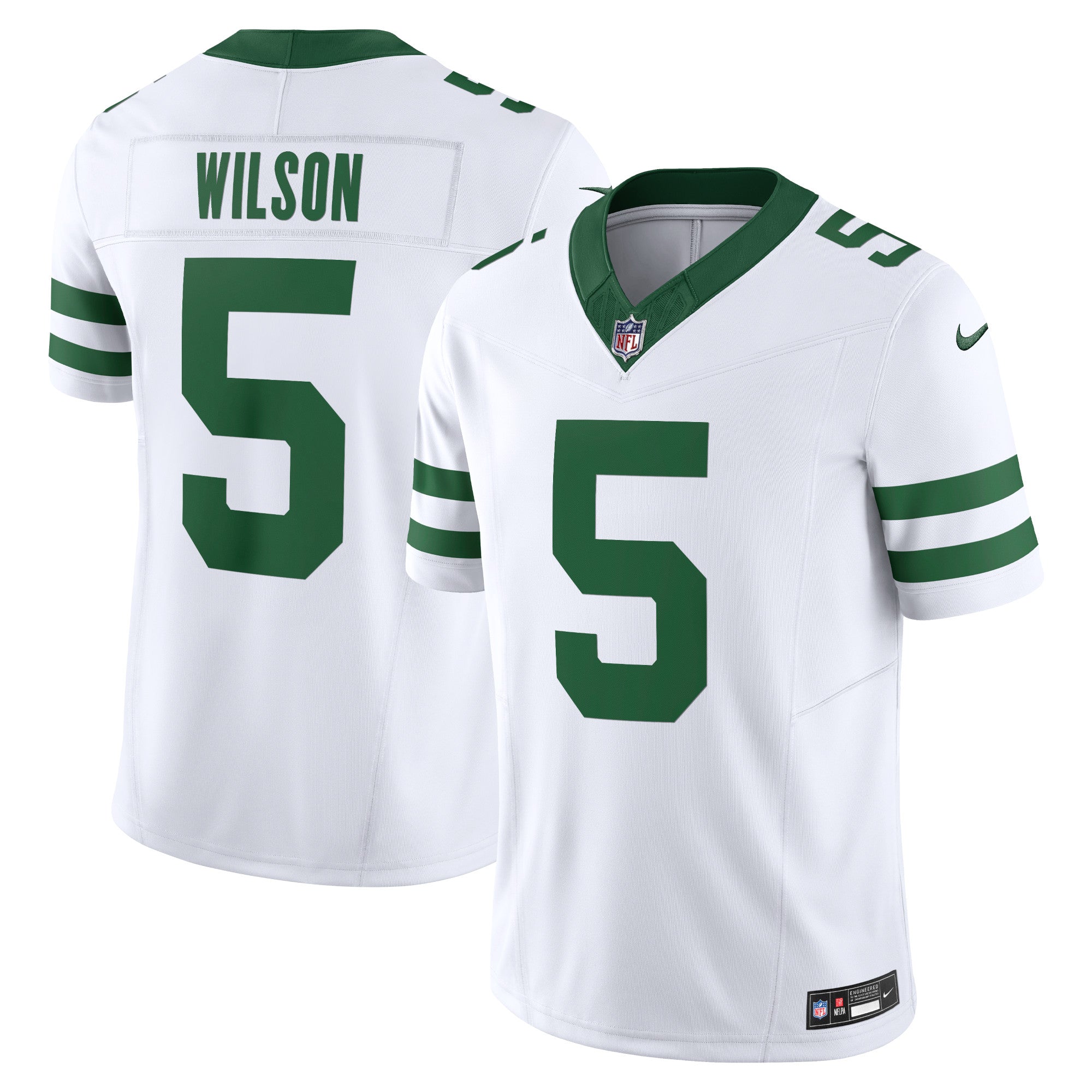 Garrett Wilson New York Jets Nike Alternate Vapor F.U.S.E. Limited Jersey  - Legacy Black/White
