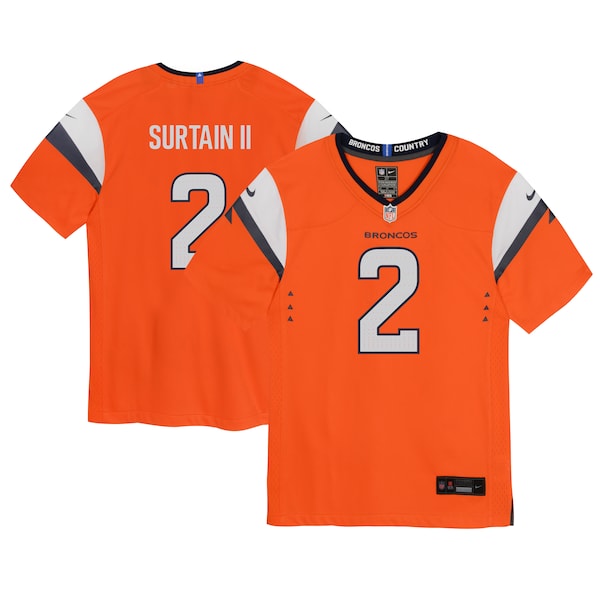 Patrick Surtain II Denver Broncos Nike Preschool Game Jersey - Orange