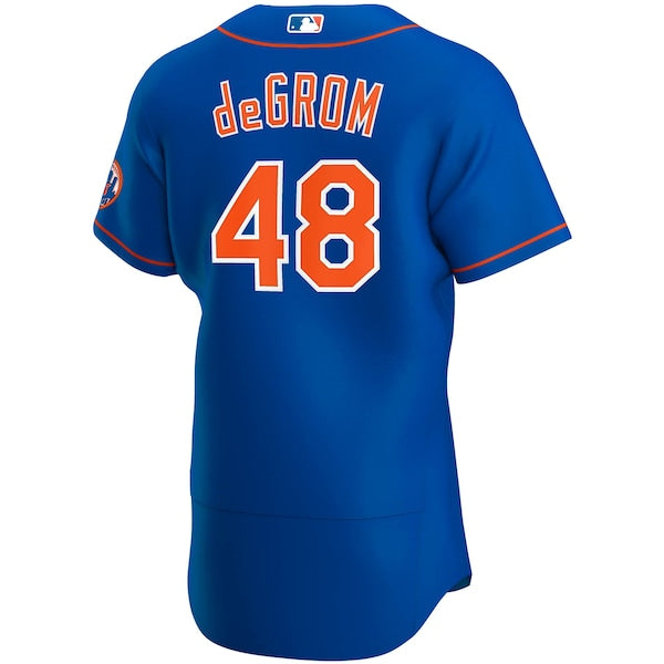 Jacob deGrom New York Mets Nike Alternate Authentic Player Jersey - Royal/White