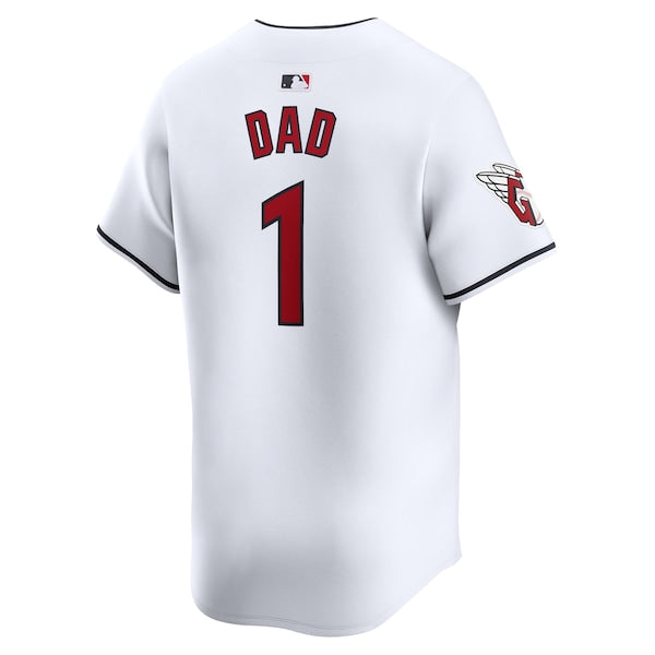 Cleveland Guardians Nike #1 Dad Home Limited Jersey - White