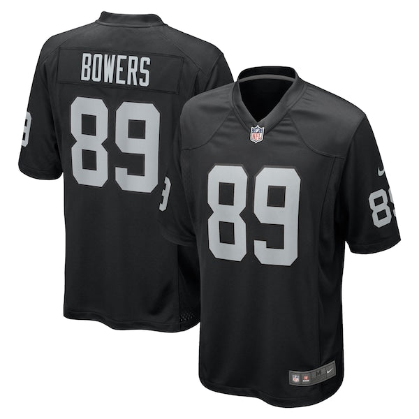 Brock Bowers Las Vegas Raiders Nike 2024 NFL Draft First Round Pick Player Game Jersey - Black