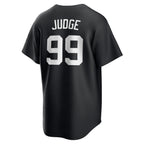 Men's New York Yankees Aaron Judge Nike Black Official Replica Player Jersey
