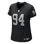 Christian Wilkins Las Vegas Raiders Nike Women's Team Game Jersey - Black