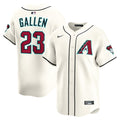 Zac Gallen Arizona Diamondbacks Nike Alternate Limited Player Jersey - Cream