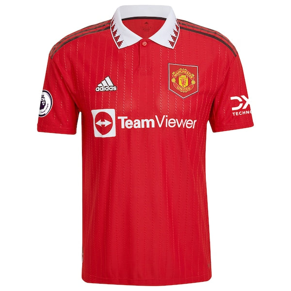 Aaron Wan-Bissaka Manchester United adidas 2022/23 Home Authentic Player Jersey - Red