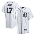 Jace Jung Detroit Tigers Nike Home Replica Jersey - White