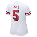 Trey Lance San Francisco 49ers Nike Women's Player Jersey - White/Scarlet