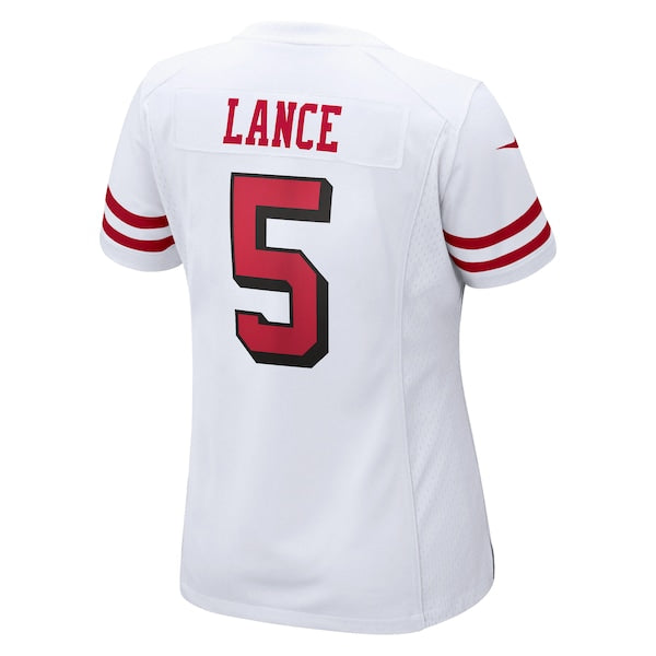 Trey Lance San Francisco 49ers Nike Women's Player Jersey - White/Scarlet