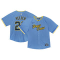 Christian Yelich Milwaukee Brewers Nike Toddler City Connect Limited Player Jersey - Powder Blue