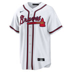 Atlanta Braves Nike #1 Dad Home Replica Jersey - White