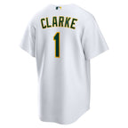 Denzel Clarke Athletics Nike Home Replica Jersey - White
