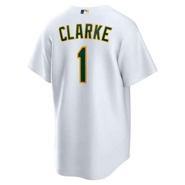 Denzel Clarke Athletics Nike Home Replica Jersey - White