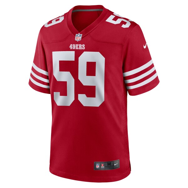 De'Vondre Campbell San Francisco 49ers Nike  Game Jersey -  Scarlet