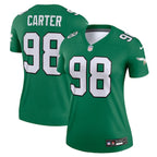 Jalen Carter Philadelphia Eagles Nike Women's Legend Jersey - Kelly Green