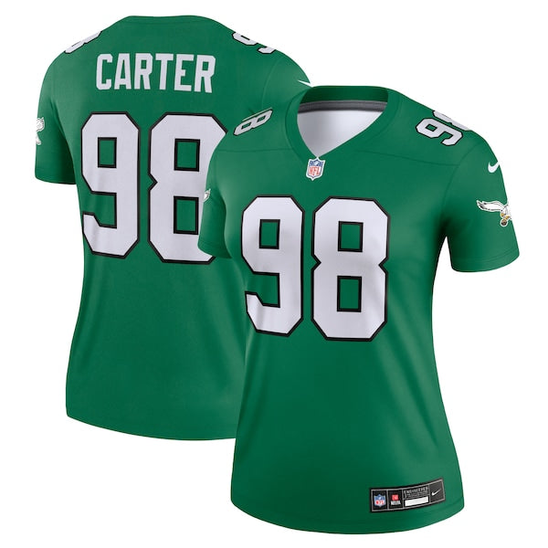 Jalen Carter Philadelphia Eagles Nike Women's Legend Jersey - Kelly Green