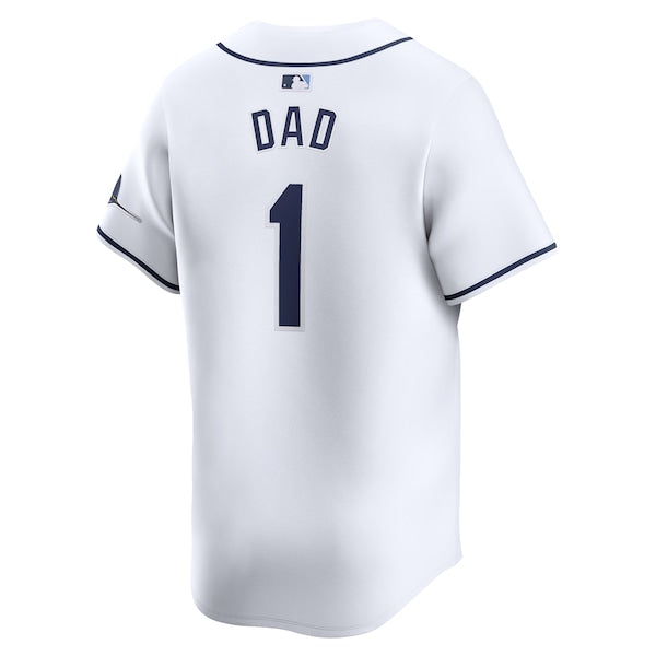 Tampa Bay Rays Nike #1 Dad Home Limited Jersey - White