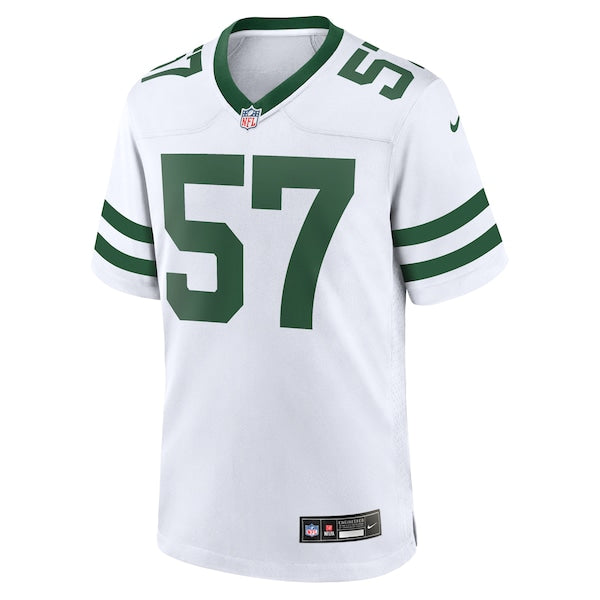 C.J. Mosley New York Jets Nike Legacy Player Game Jersey - White/Kelly Green