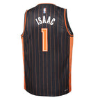 Jonathan Isaac Orlando Magic Nike Youth Swingman Jersey - City Edition - Anthracite