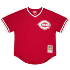 Barry Larkin Cincinnati Reds Youth Cooperstown Collection Mesh Batting Practice Jersey - Red