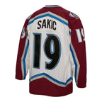 Joe Sakic Colorado Avalanche Captain Patch 2000/01 Blue Line Player Jersey - White