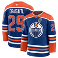 Leon Draisaitl Edmonton Oilers  2025 Stanley Cup Final Home Premium Jersey - Royal