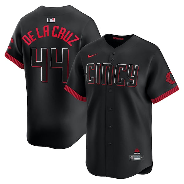 Elly De La Cruz Cincinnati Reds Nike City Connect Limited Jersey - Black