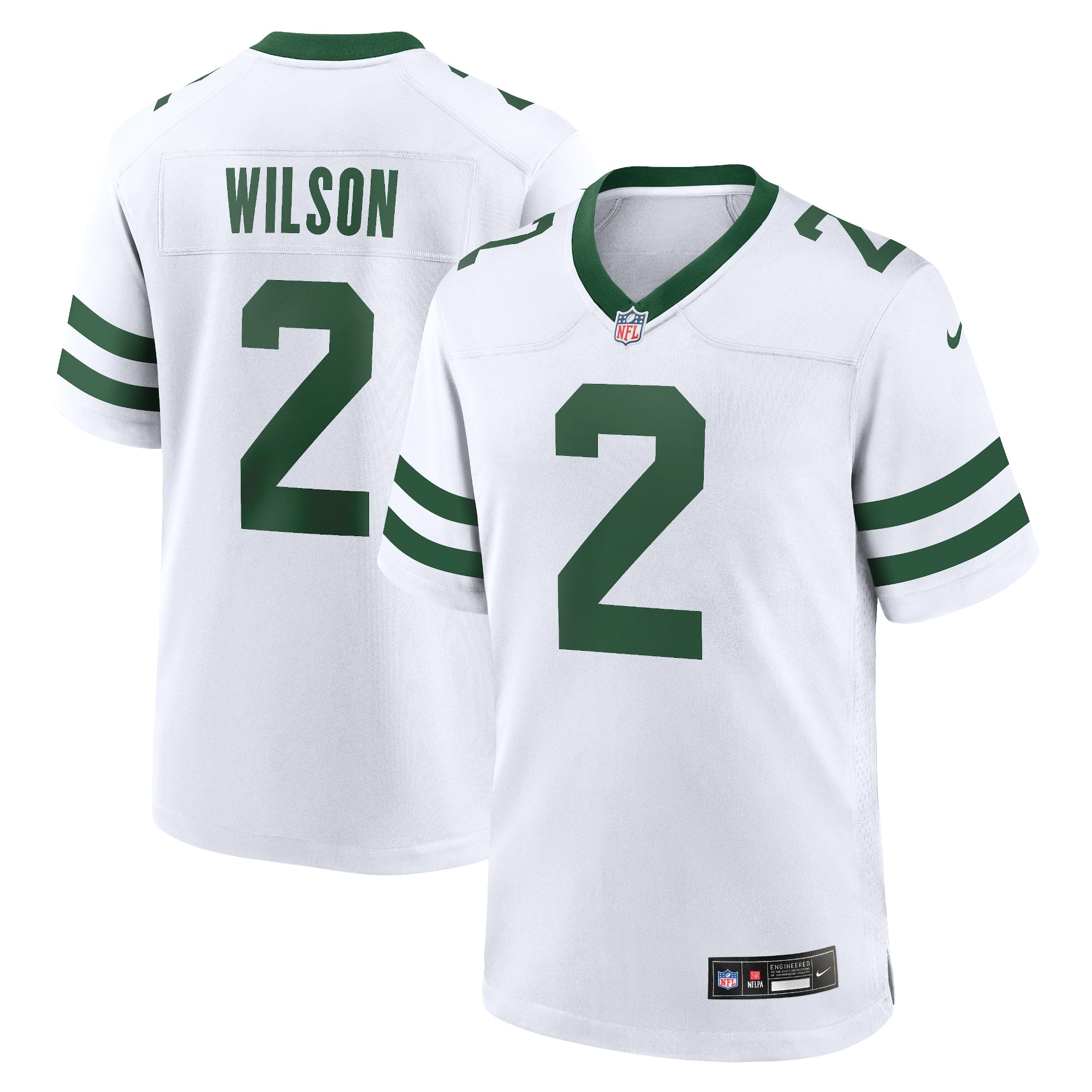 Zach Wilson New York Jets Nike Alternate Game Jersey - Black/Green/White