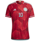 James Rodriguez Colombia National Team adidas 2022/23 Away Authentic Player Jersey - Red