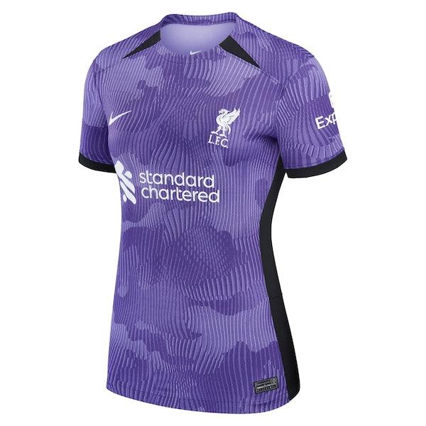 Darwin Núñez Liverpool Nike Women's 2023/24 Third Stadium Replica Player Jersey - Purple