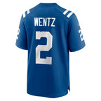 Carson Wentz Indianapolis Colts Nike Game Jersey - Royal/White