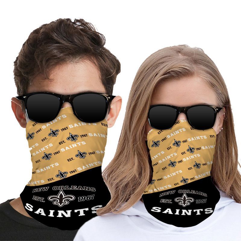 SAINTS FACE MASK BANDANAS