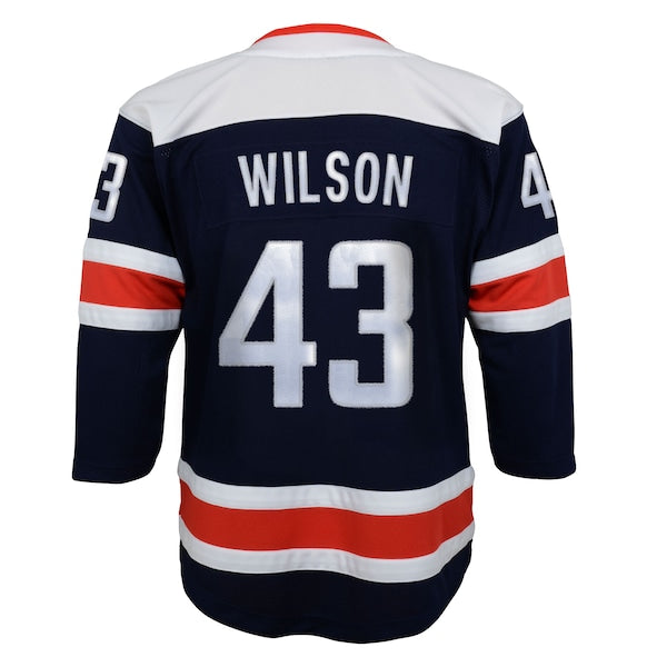 Tom Wilson Washington Capitals Youth 2020/21 Alternate Premier Player Jersey - Navy/Red