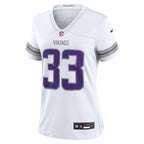 Aaron Jones Minnesota Vikings Nike Women's Alternate Game Player Jersey - White