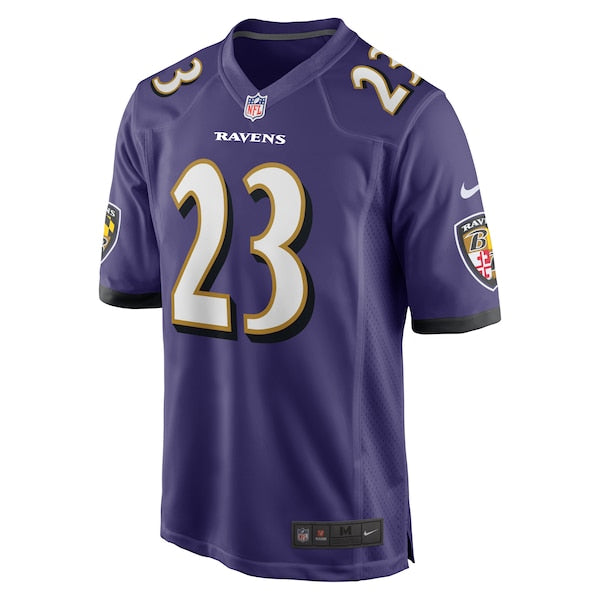 Rock Ya-Sin Baltimore Ravens Nike  Game Jersey -  Purple