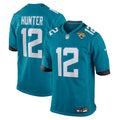 Travis Hunter Jacksonville Jaguars Nike 2025 NFL Draft First Round Pick Game Jersey - Teal/Black/White