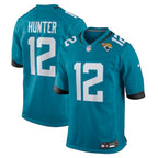 Travis Hunter Jacksonville Jaguars Nike 2025 NFL Draft First Round Pick Game Jersey - Teal/Black/White
